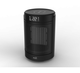 Mill FH1500BLACK | Ceramic fan heater | 1500 W | Suitable for rooms up to 22 m² | Black