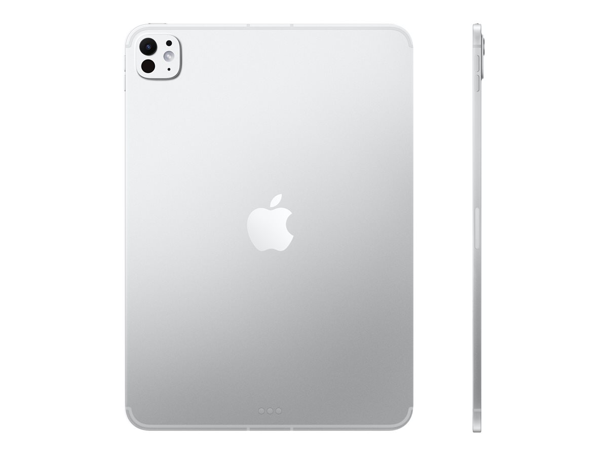 Apple | iPad Pro Wi-Fi + Cellular | 11 " | Silver | OLED, Ultra Retina XDR | 2420 x 1668 pixels | Apple M5 | 12 GB | 512 GB | 3G | 4G | 5G | Wi-Fi | Front camera | 12 MP | Rear camera | 12 MP | Bluetooth | 6 | iPadOS | USB-C charging cable
