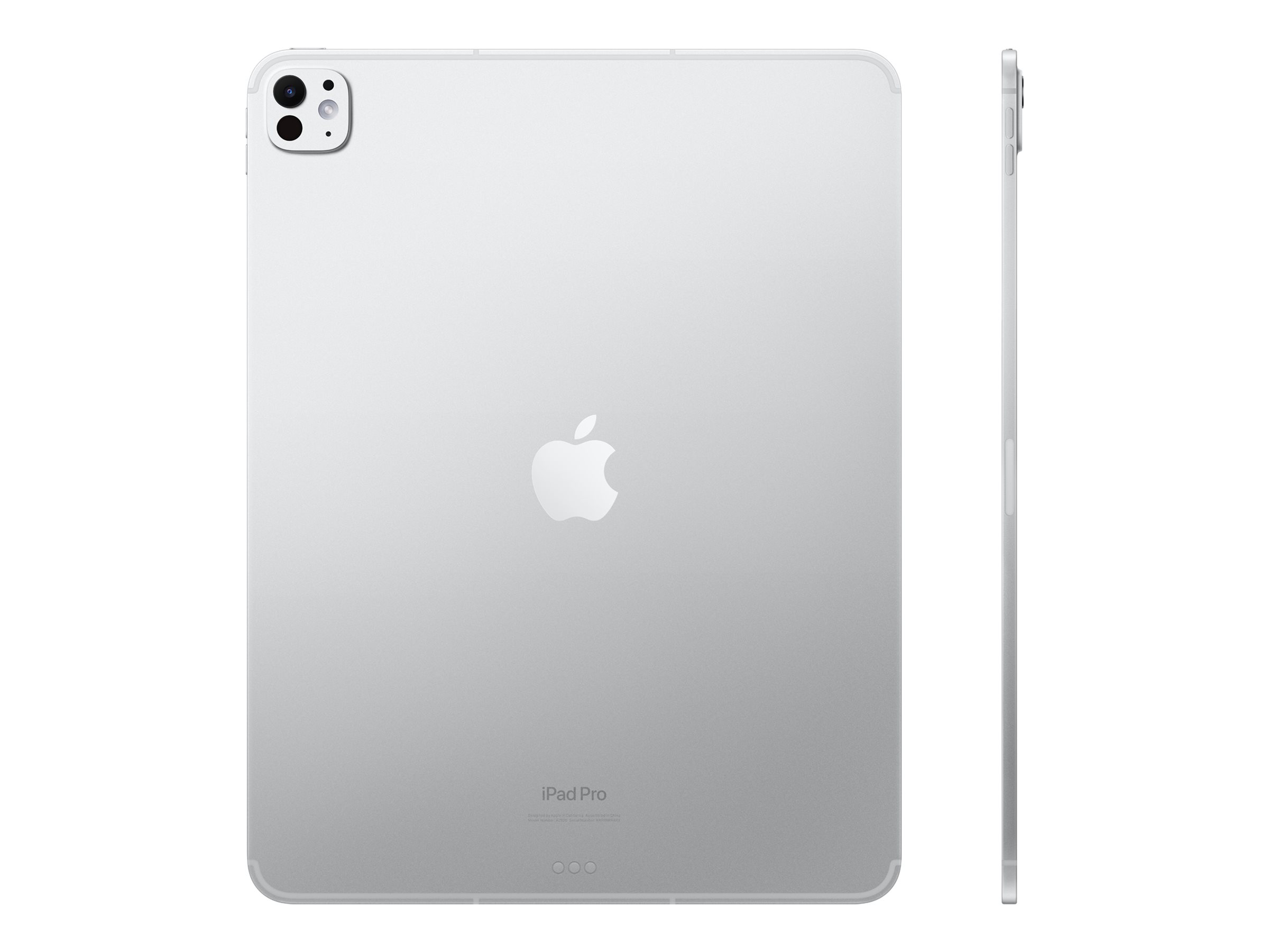 Apple | iPad Pro Wi-Fi + Cellular | 13 " | Silver | OLED, Ultra Retina XDR | 2752 x 2064 pixels | Apple M5 | 16 GB | 2000 GB | 3G | 4G | 5G | Wi-Fi | Front camera | 12 MP | Rear camera | 12 MP | Bluetooth | 6 | iPadOS | USB-C charging cable