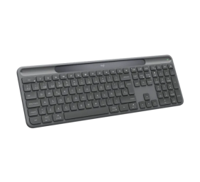Logitech Signature Slim Solar+ K980 for Business Belaidė klaviatūra, RF+Bluetooth, US Int, Graphite