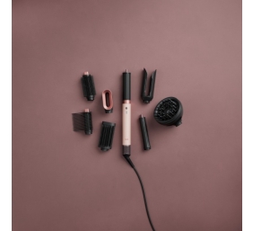 Dyson HS09 Airwrap Co-anda2x Straight+Wavy Plaukų formavimo prietaisas, Ceramic Pink/Rose Gold