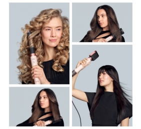 Dyson HS09 Airwrap Co-anda2x Straight+Wavy Plaukų formavimo prietaisas, Ceramic Pink/Rose Gold