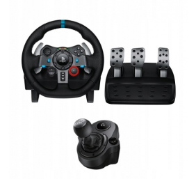 Logitech G29 SE Driving Force Žaidimų vairas ir pedalai, for PC, PS5, PS4, Juoda