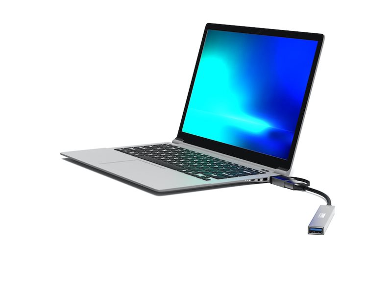 PORT CONNECT | HUB USB-C/USB-A 4 ports USB-A 3.0 5Gbps | 900160