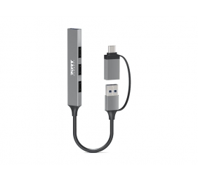 PORT CONNECT | HUB USB-C/USB-A 4 ports USB-A 3.0 5Gbps | 900160