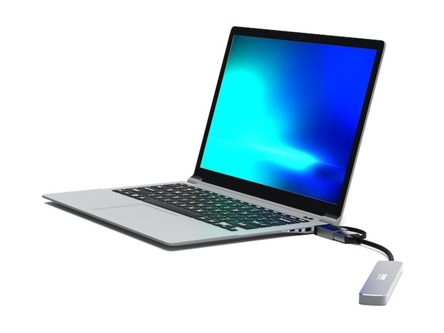 PORT CONNECT | Hub USB-C/USB-A vers 4 ports USB-A 3.0 5Gbps