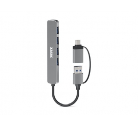 PORT CONNECT | Hub USB-C/USB-A vers 4 ports USB-A 3.0 5Gbps