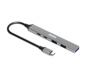 PORT CONNECT | USB-C Hub with 4 USB ports, 1X USB-C, 100W