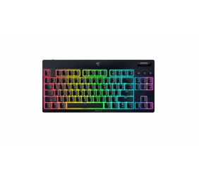 Razer | BlackWidow V4 Low-Profile HyperSpeed | Keyboard | Wireless | US | Bluetooth | Green Switches | Black