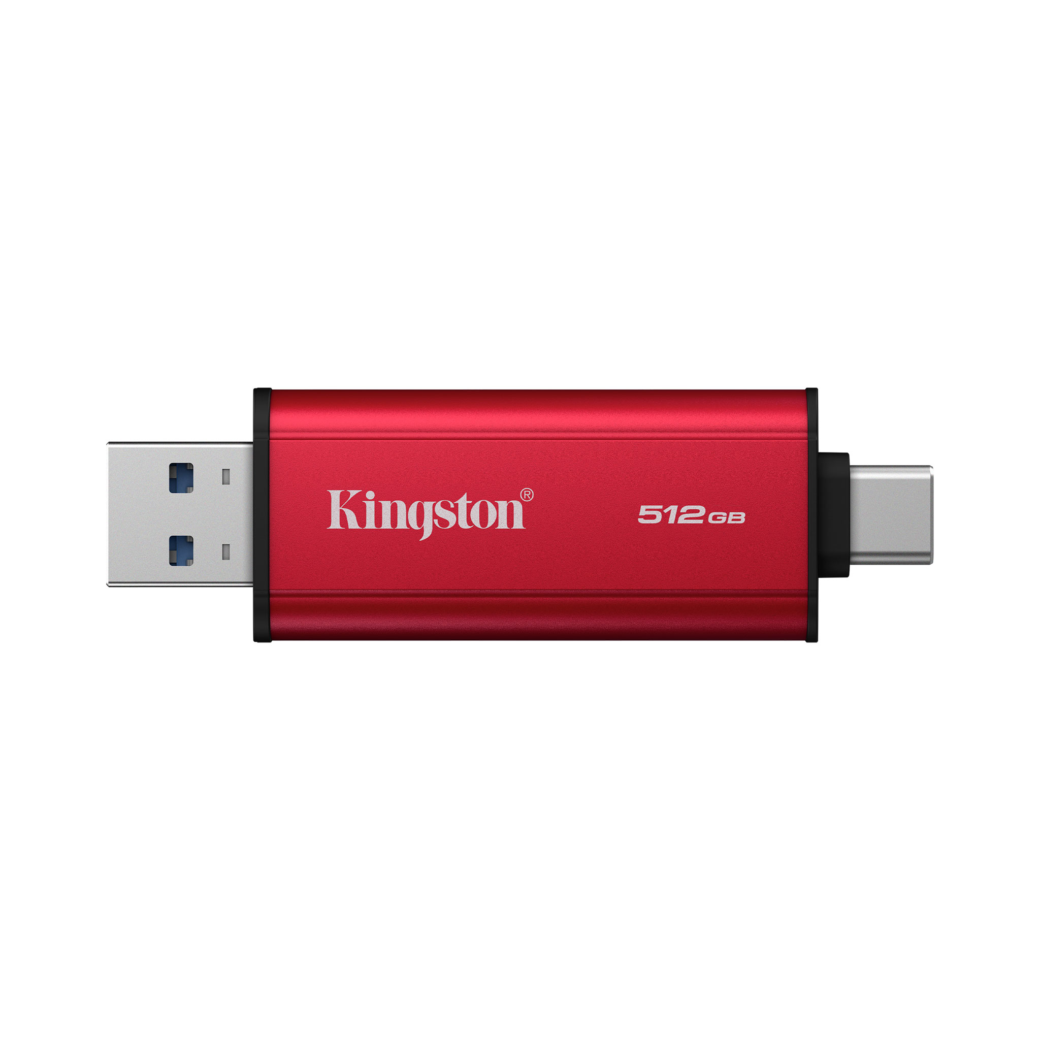 Kingston Dual Portable Solid-State Drive, USB Type-A and Type-C | 512 GB | Solid-state drive interface USB 3.2 Gen 2 | Read speed 1050 MB/s | Write speed 950 MB/s