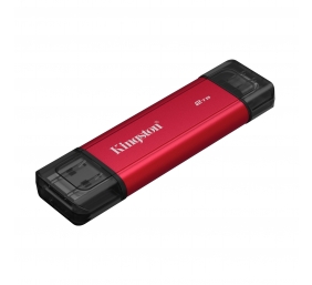 Kingston Dual Portable Solid-State Drive, USB Type-A and Type-C | 2000 GB | Solid-state drive interface USB 3.2 Gen 2 | Read speed 1050 MB/s | Write speed 950 MB/s