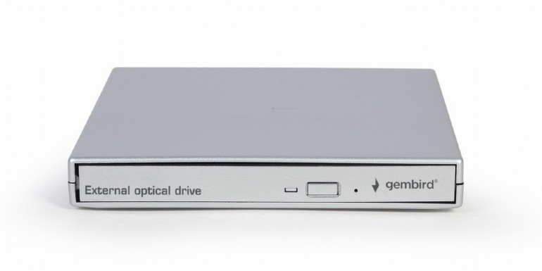 Gembird External USB DVD drive | DVD-USB-021-SV | Interface USB 2.0 | CD/DVD | CD read speed 24 x | CD write speed 24 x | Silver