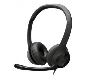Logitech H390 Laidinės ausinės, USB-C, Juoda