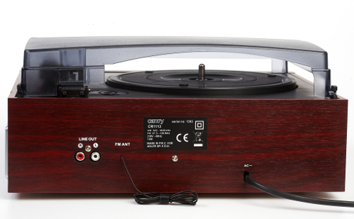 Camry | Turntable with radio | CR 1113 | AUX in | Brown
