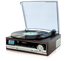 Camry | Turntable with radio | CR 1113 | AUX in | Brown