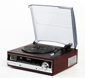 Camry | Turntable with radio | CR 1113 | AUX in | Brown