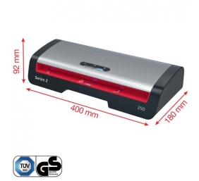 GBC 250 Office Laminavimo aparatas A4, 500 mm/min, Juoda/Pilka