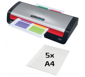 GBC 250 Office Laminavimo aparatas A4, 500 mm/min, Juoda/Pilka