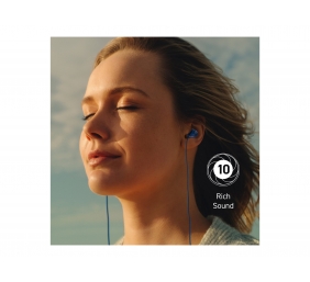 Panasonic Earphones | RP-TCM225DEA | Wired | In-Ear | Microphone | Blue