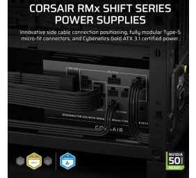 Corsair Fully Modular ATX Power Supply (EU) | RM750x SHIFT | 750 W | Black