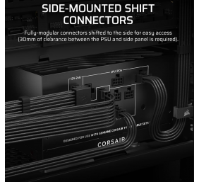 Corsair Fully Modular ATX Power Supply (EU) | RM750x SHIFT | 750 W | Black
