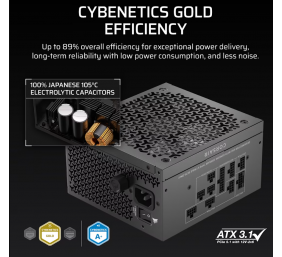 Corsair Fully Modular ATX Power Supply (EU) | RM750x SHIFT | 750 W | Black
