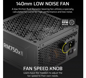 Corsair Fully Modular ATX Power Supply (EU) | RM750x SHIFT | 750 W | Black
