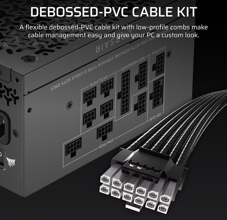 Corsair Fully Modular ATX Power Supply (EU) | RM850x SHIFT | 850 W | Black
