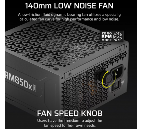 Corsair Fully Modular ATX Power Supply (EU) | RM850x SHIFT | 850 W | Black
