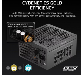 Corsair Fully Modular ATX Power Supply (EU) | RM1000x SHIFT | 1000 W | Black