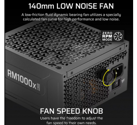 Corsair Fully Modular ATX Power Supply (EU) | RM1000x SHIFT | 1000 W | Black
