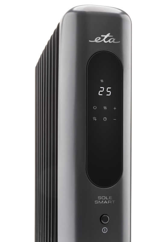 ETA Oil Radiator Heater | Sole Smart 262590000 | Oil Radiator | 2500 W | Number of power levels 3 | Black