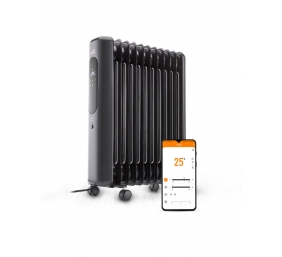ETA Oil Radiator Heater | Sole Smart 262590000 | Oil Radiator | 2500 W | Number of power levels 3 | Black