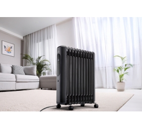 ETA Oil Radiator Heater | Sole Smart 262590000 | Oil Radiator | 2500 W | Number of power levels 3 | Black