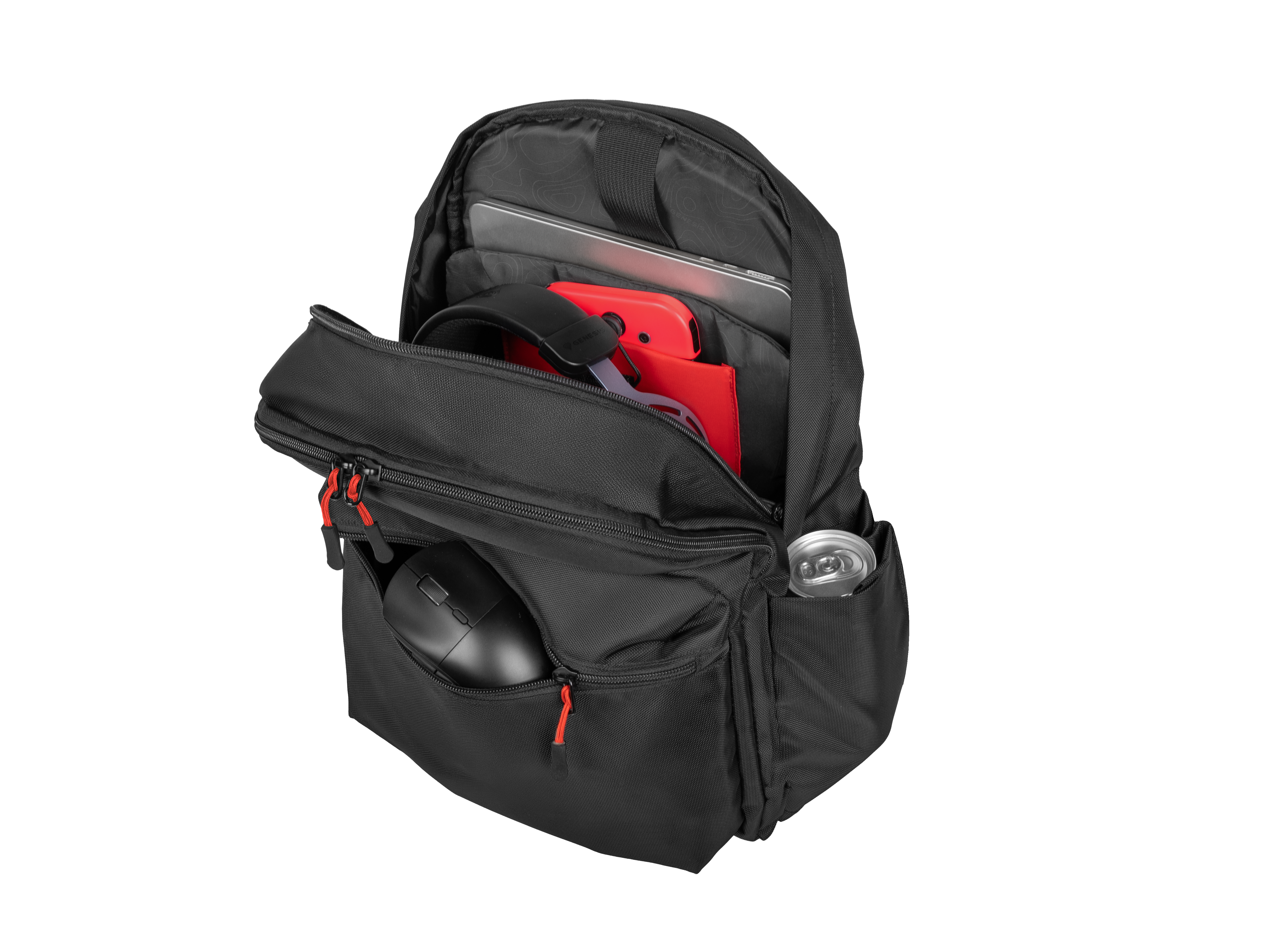 Genesis Pallad 200 | Fits up to size 14.1 " | Backpack | Black | Shoulder strap