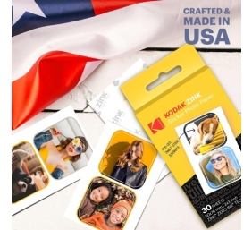 Kodak ZINK 2x3'' 50x76 mm 30 Sheets Pre-Cut Sticker Fotopopierius