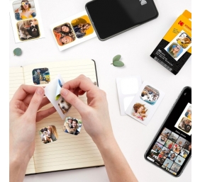 Kodak ZINK 2x3'' 50x76 mm 30 Sheets Pre-Cut Sticker Fotopopierius