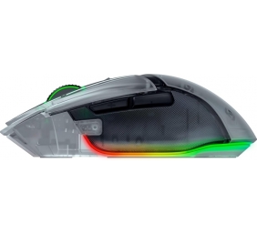 Razer Basilisk V3 Pro 35K Belaidė žaidimų pelė RF Wireless+Bluetooth+USB-A 35000 DPI, Phantom White