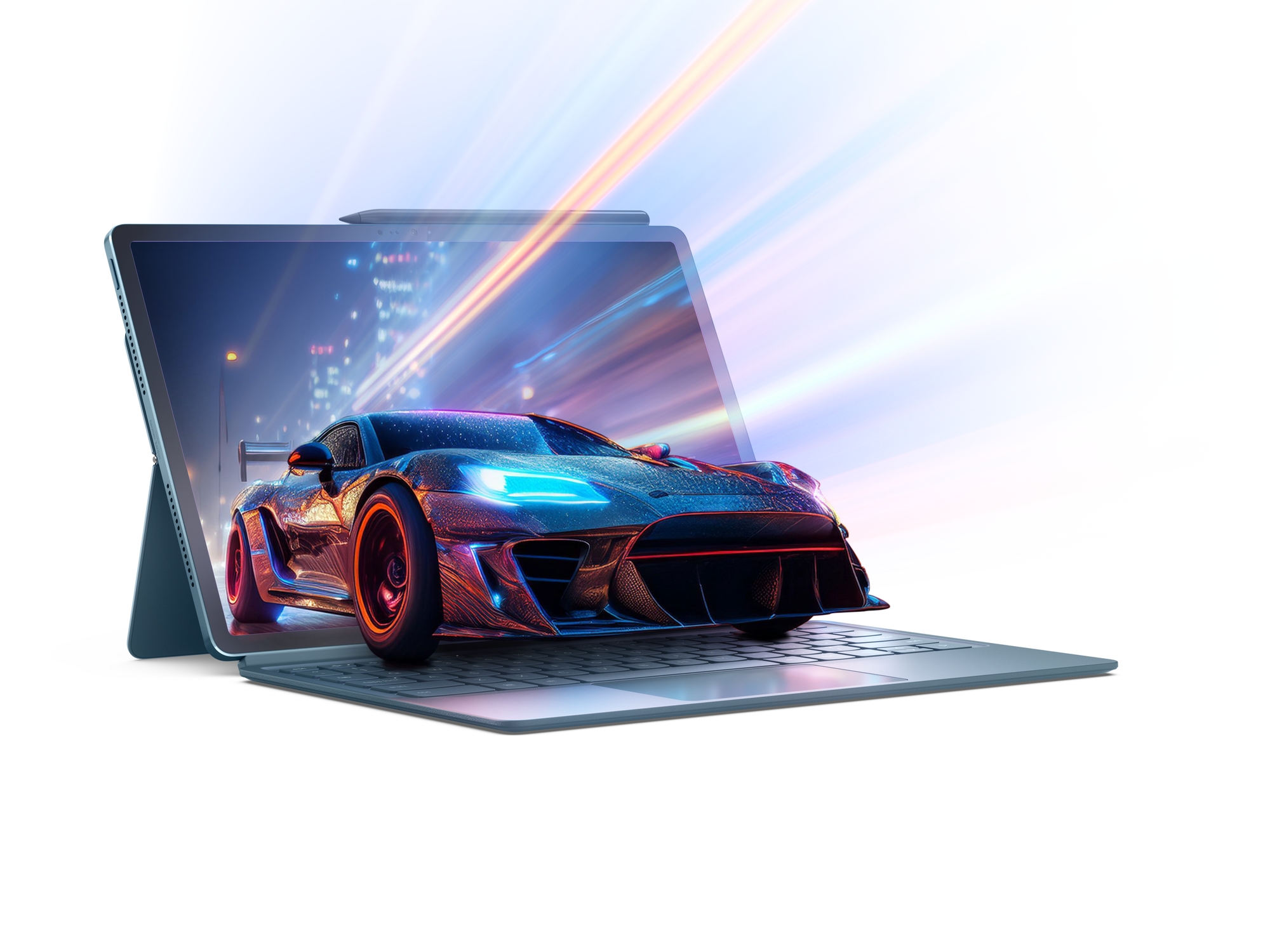 Lenovo | Yoga Tab Plus Wi-Fi (without power adapter) | ZAEG0018NL | 12.7 " | Tidal Teal | LTPS | 2944 x 1840 pixels | Qualcomm | Snapdragon 8 Gen 3 Mobile Platform | 16 GB | Soldered LPDDR5x | 256 GB | Wi-Fi | Front camera | 13 MP | Rear camera | 13 MP | 