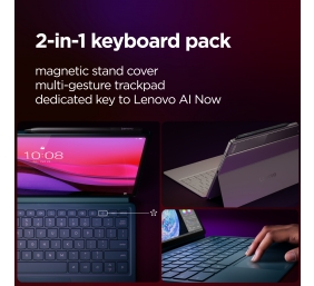 Lenovo | Yoga Tab Plus Wi-Fi (without power adapter) | ZAEG0018NL | 12.7 " | Tidal Teal | LTPS | 2944 x 1840 pixels | Qualcomm | Snapdragon 8 Gen 3 Mobile Platform | 16 GB | Soldered LPDDR5x | 256 GB | Wi-Fi | Front camera | 13 MP | Rear camera | 13 MP | 