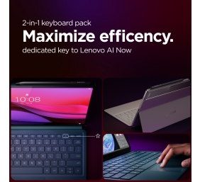 Lenovo | Yoga Tab Plus Wi-Fi (without power adapter) | ZAEG0018NL | 12.7 " | Tidal Teal | LTPS | 2944 x 1840 pixels | Qualcomm | Snapdragon 8 Gen 3 Mobile Platform | 16 GB | Soldered LPDDR5x | 256 GB | Wi-Fi | Front camera | 13 MP | Rear camera | 13 MP | 