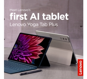 Lenovo | Yoga Tab Plus Wi-Fi (without power adapter) | ZAEG0018NL | 12.7 " | Tidal Teal | LTPS | 2944 x 1840 pixels | Qualcomm | Snapdragon 8 Gen 3 Mobile Platform | 16 GB | Soldered LPDDR5x | 256 GB | Wi-Fi | Front camera | 13 MP | Rear camera | 13 MP | 