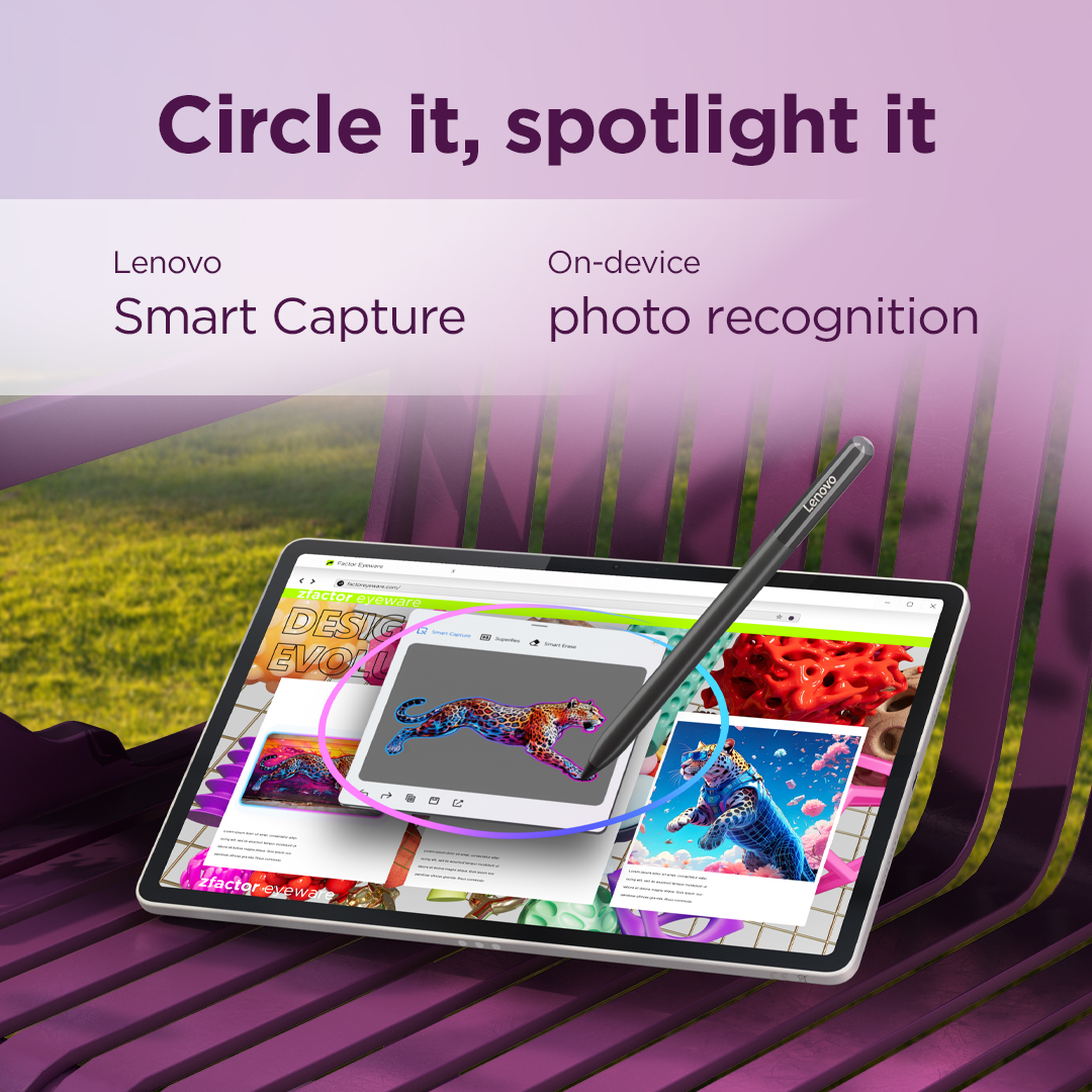 Lenovo Yoga Tab Wi-Fi (without power adapter) | ZAG60208SE | 11.1 " | Seashell | 3200 x 2000 pixels | Qualcomm | Snapdragon 8 Gen 3 Mobile Platform | 12 GB | Soldered LPDDR5x | 256 GB | Wi-Fi | Front camera | 13 MP | Rear camera | 13+2 MP | Bluetooth | 5.