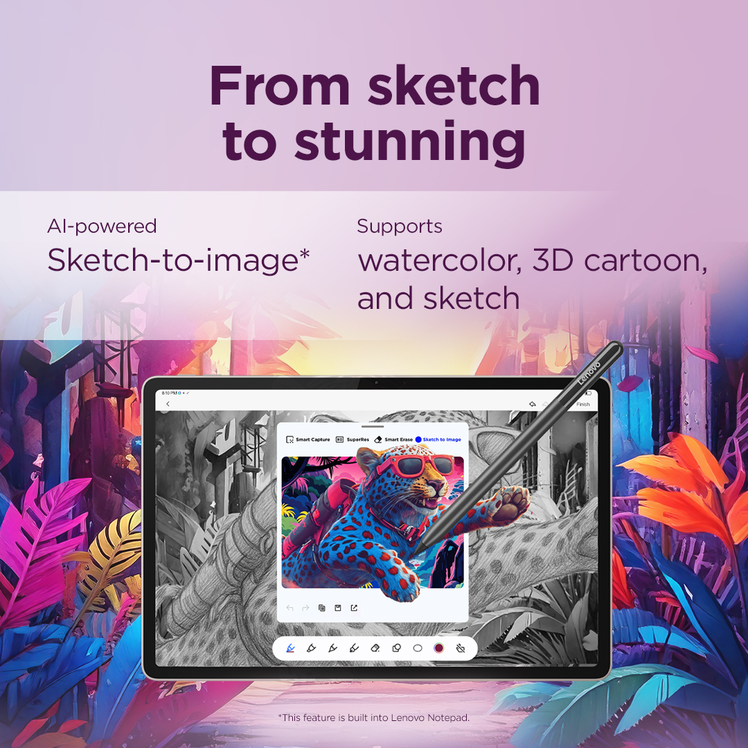 Lenovo Yoga Tab Wi-Fi (without power adapter) | ZAG60208SE | 11.1 " | Seashell | 3200 x 2000 pixels | Qualcomm | Snapdragon 8 Gen 3 Mobile Platform | 12 GB | Soldered LPDDR5x | 256 GB | Wi-Fi | Front camera | 13 MP | Rear camera | 13+2 MP | Bluetooth | 5.