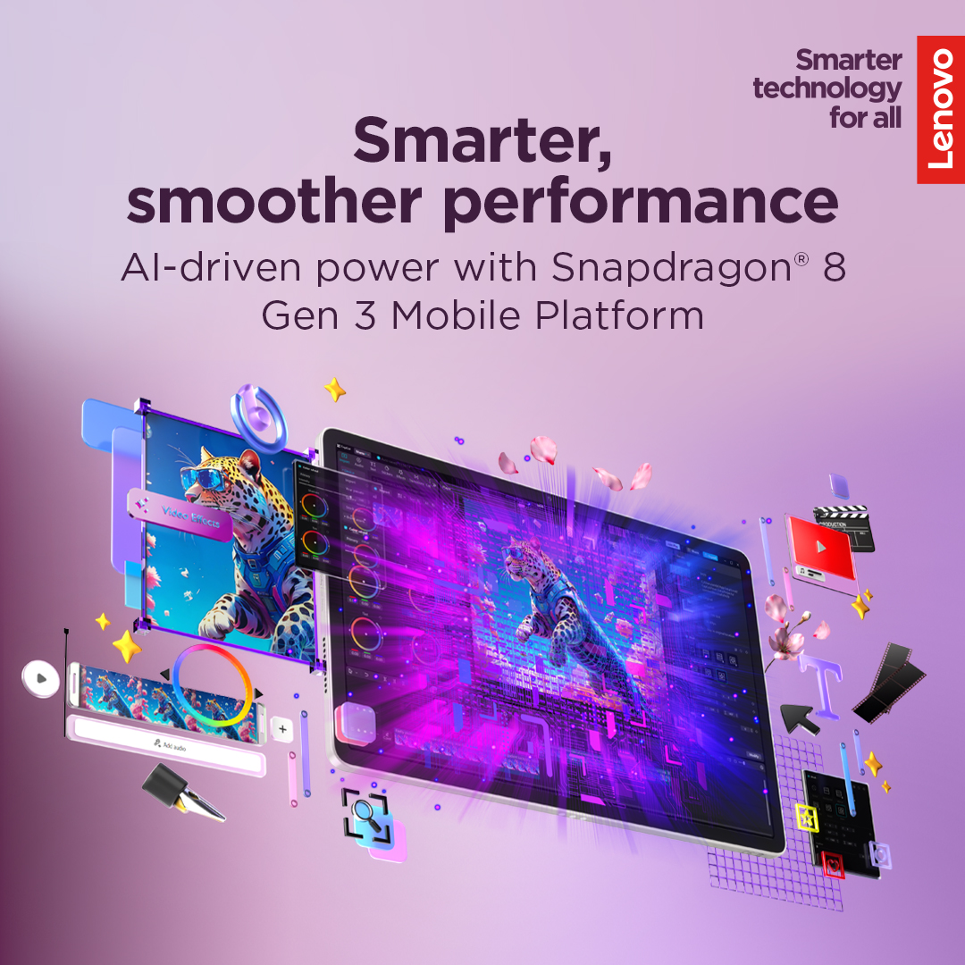 Lenovo Yoga Tab Wi-Fi (without power adapter) | ZAG60208SE | 11.1 " | Seashell | 3200 x 2000 pixels | Qualcomm | Snapdragon 8 Gen 3 Mobile Platform | 12 GB | Soldered LPDDR5x | 256 GB | Wi-Fi | Front camera | 13 MP | Rear camera | 13+2 MP | Bluetooth | 5.