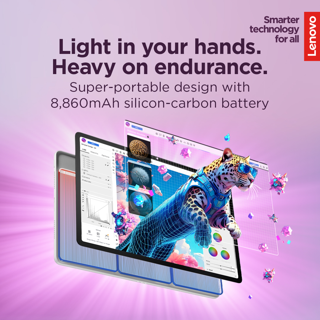 Lenovo Yoga Tab Wi-Fi (without power adapter) | ZAG60208SE | 11.1 " | Seashell | 3200 x 2000 pixels | Qualcomm | Snapdragon 8 Gen 3 Mobile Platform | 12 GB | Soldered LPDDR5x | 256 GB | Wi-Fi | Front camera | 13 MP | Rear camera | 13+2 MP | Bluetooth | 5.