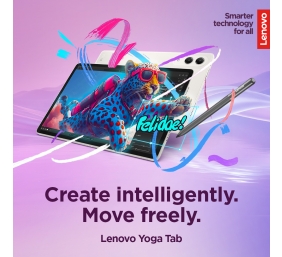 Lenovo Yoga Tab Wi-Fi (without power adapter) | ZAG60208SE | 11.1 " | Seashell | 3200 x 2000 pixels | Qualcomm | Snapdragon 8 Gen 3 Mobile Platform | 12 GB | Soldered LPDDR5x | 256 GB | Wi-Fi | Front camera | 13 MP | Rear camera | 13+2 MP | Bluetooth | 5.
