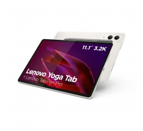 Lenovo Yoga Tab Wi-Fi (without power adapter) | ZAG60208SE | 11.1 " | Seashell | 3200 x 2000 pixels | Qualcomm | Snapdragon 8 Gen 3 Mobile Platform | 12 GB | Soldered LPDDR5x | 256 GB | Wi-Fi | Front camera | 13 MP | Rear camera | 13+2 MP | Bluetooth | 5.