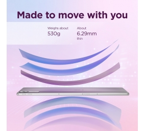 Lenovo Idea Tab Plus Wi-Fi (without power adapter) | ZAG70004SE | 12.1 " | Luna Grey | IPS | 2560 x 1600 pixels | MediaTek | Dimensity 6400 | 12 GB | Soldered LPDDR4x | 256 GB | Wi-Fi | Front camera | 8 MP | Rear camera | 13 MP | Bluetooth | 5.2 | Android