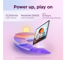 Lenovo Idea Tab Plus Wi-Fi (without power adapter) | ZAG70004SE | 12.1 " | Luna Grey | IPS | 2560 x 1600 pixels | MediaTek | Dimensity 6400 | 12 GB | Soldered LPDDR4x | 256 GB | Wi-Fi | Front camera | 8 MP | Rear camera | 13 MP | Bluetooth | 5.2 | Android